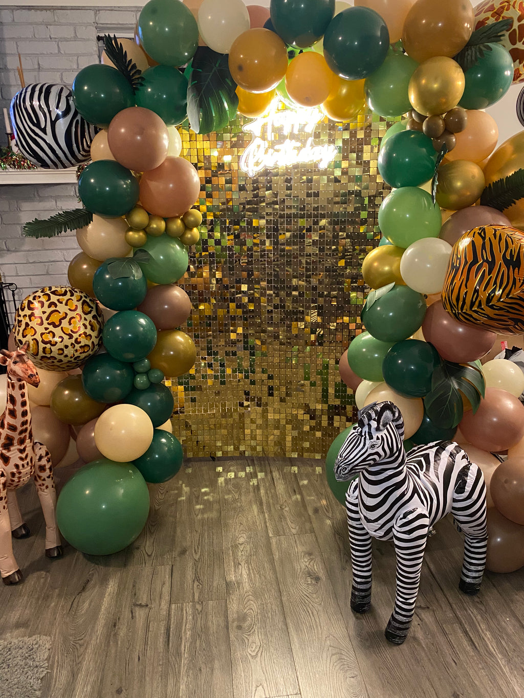 Safari Balloon Garland Kit